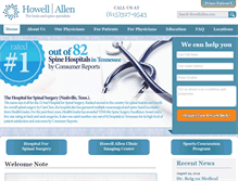Tablet Screenshot of howellallen.com